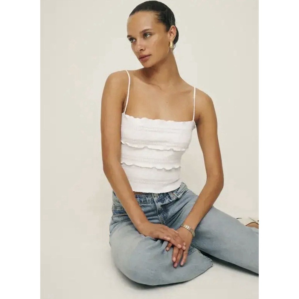 Reformation Primrose Knit Top Women's Medium Retail $78